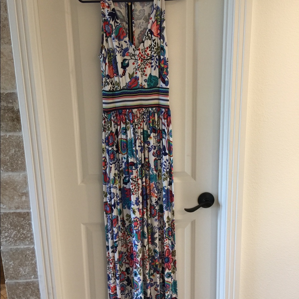 Bright Floral Dress -Size Small